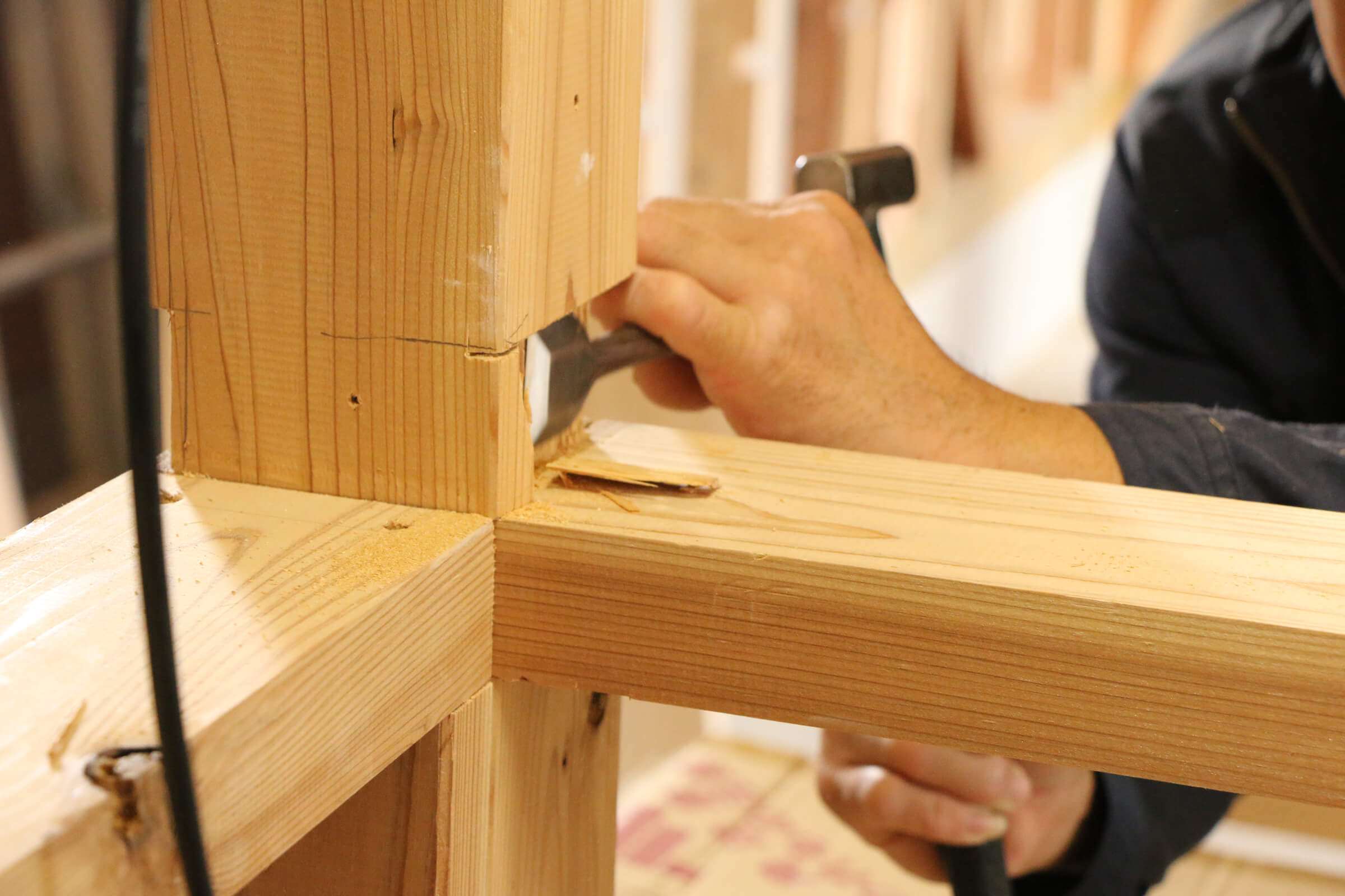 一棟すべてを自社の職人で