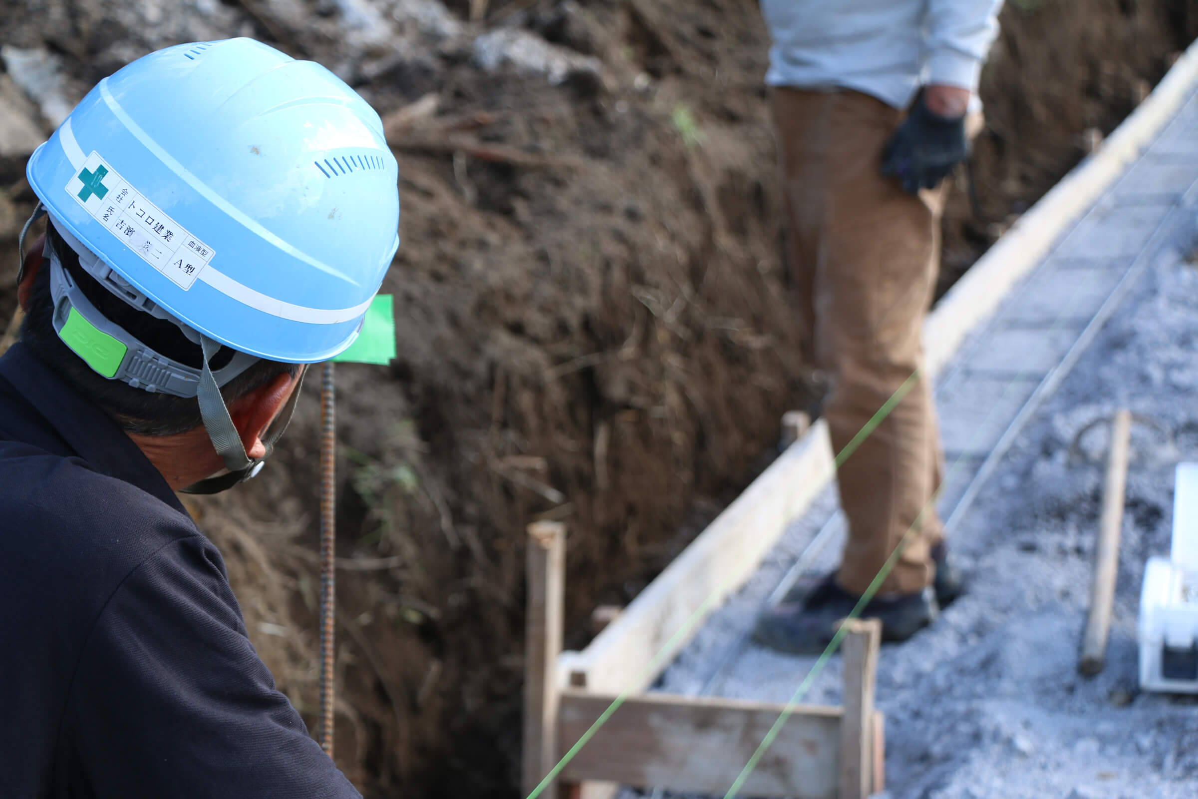 天候と戦う現場で